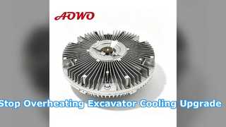Viscous Fan Clutch for Excavator Engine Cooling Upgrade