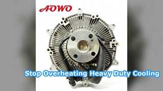 Viscous Fan Clutch for Heavy Duty Engine Cooling