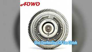 AOWO Thermal Fan Clutch for JCB Backhoe Loader Cooling